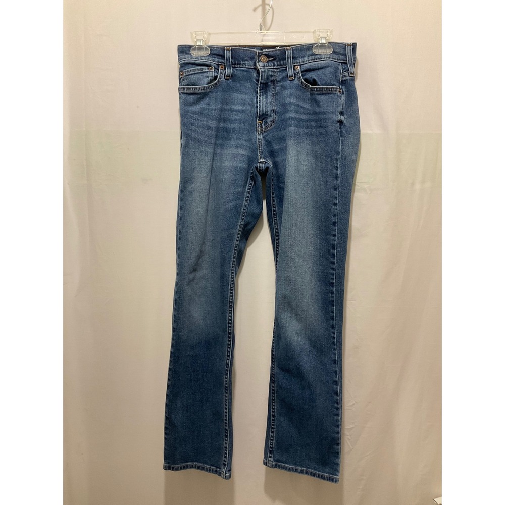 Hollister Epic Flex Straight Leg Jeans Mens 29x32 Medium Wash Blue Denim